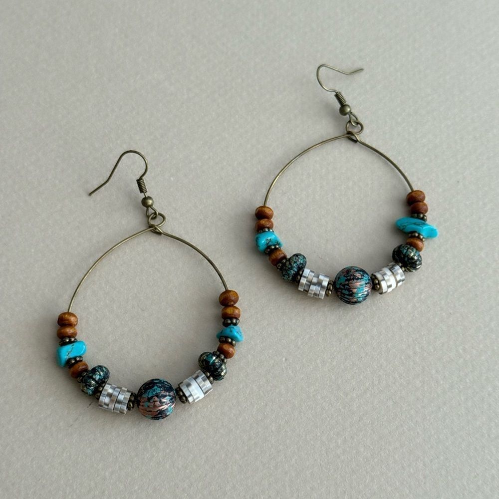 Bohemian Hoop Earrings S1217